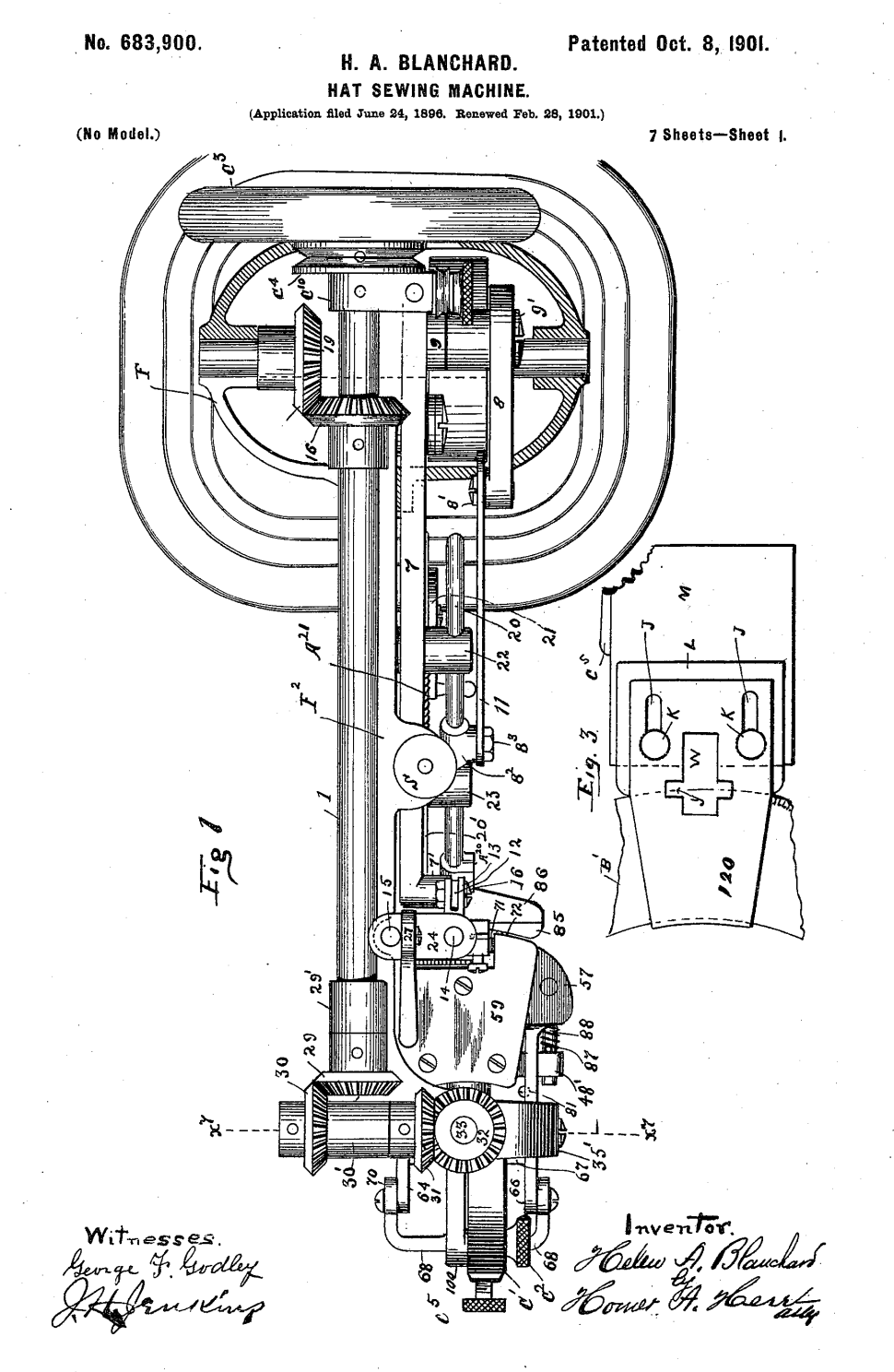 US683900 patent drawing