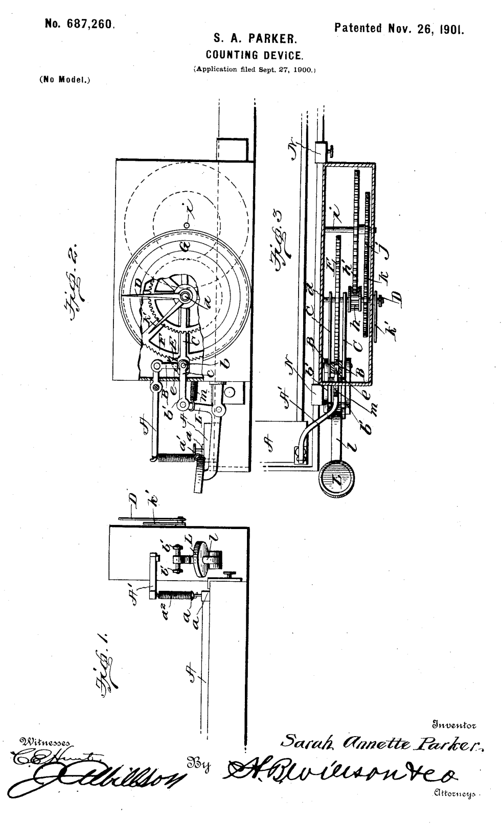 US687260 patent drawing