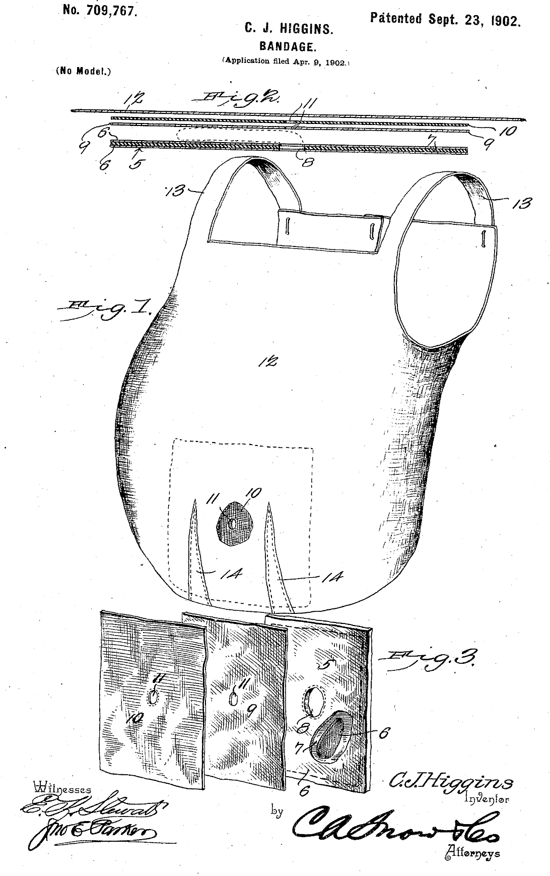 US709767 patent drawing