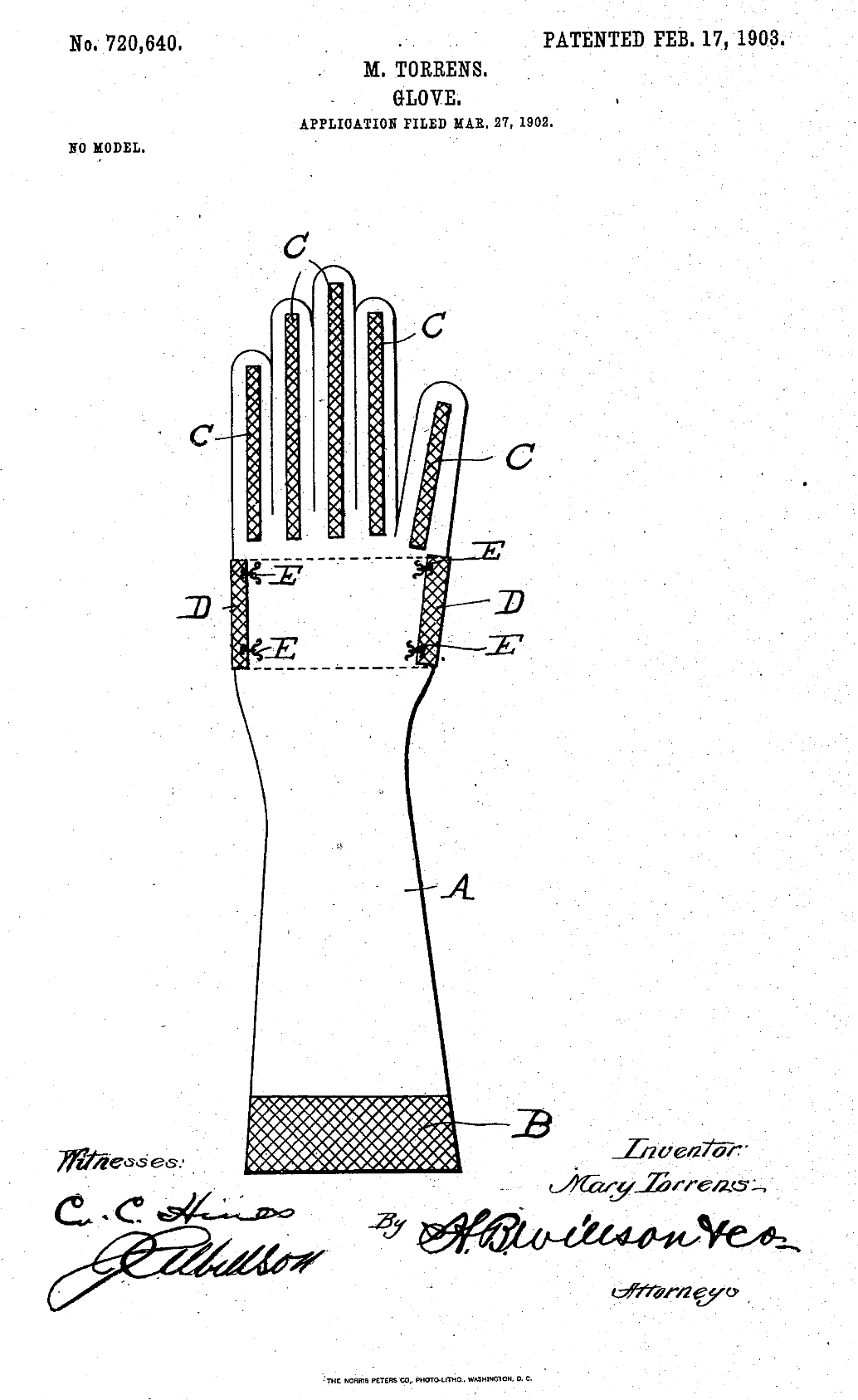 US720640 patent drawing