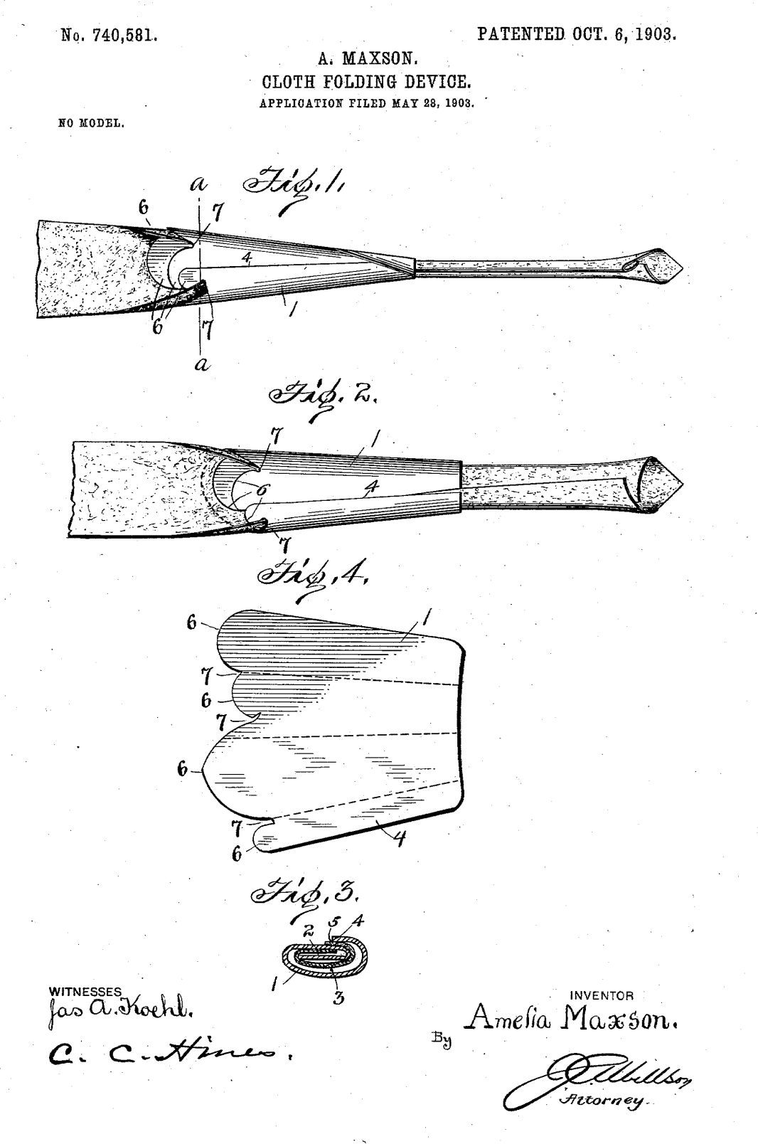 US740581 patent drawing