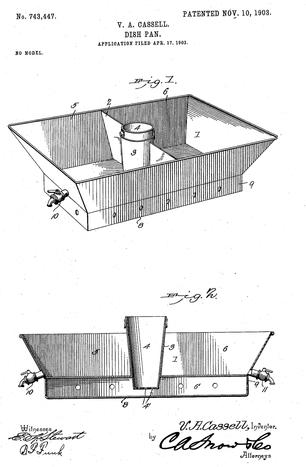 US743447 patent drawing