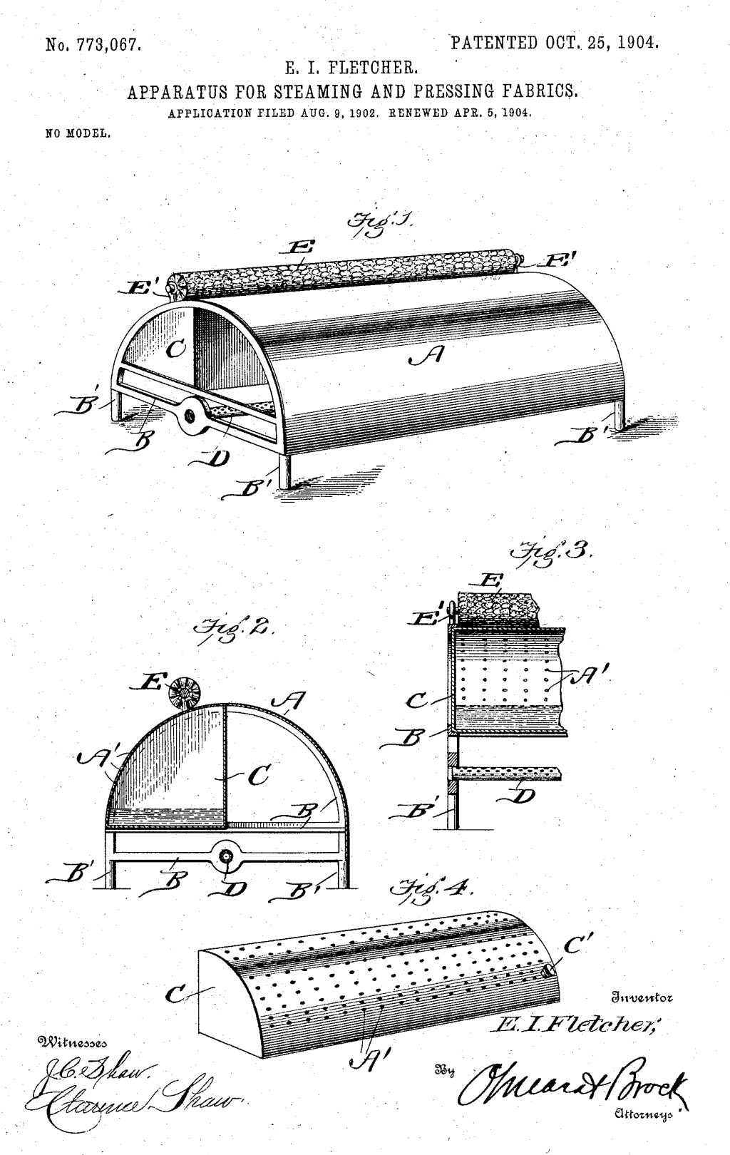 US773067 patent drawing