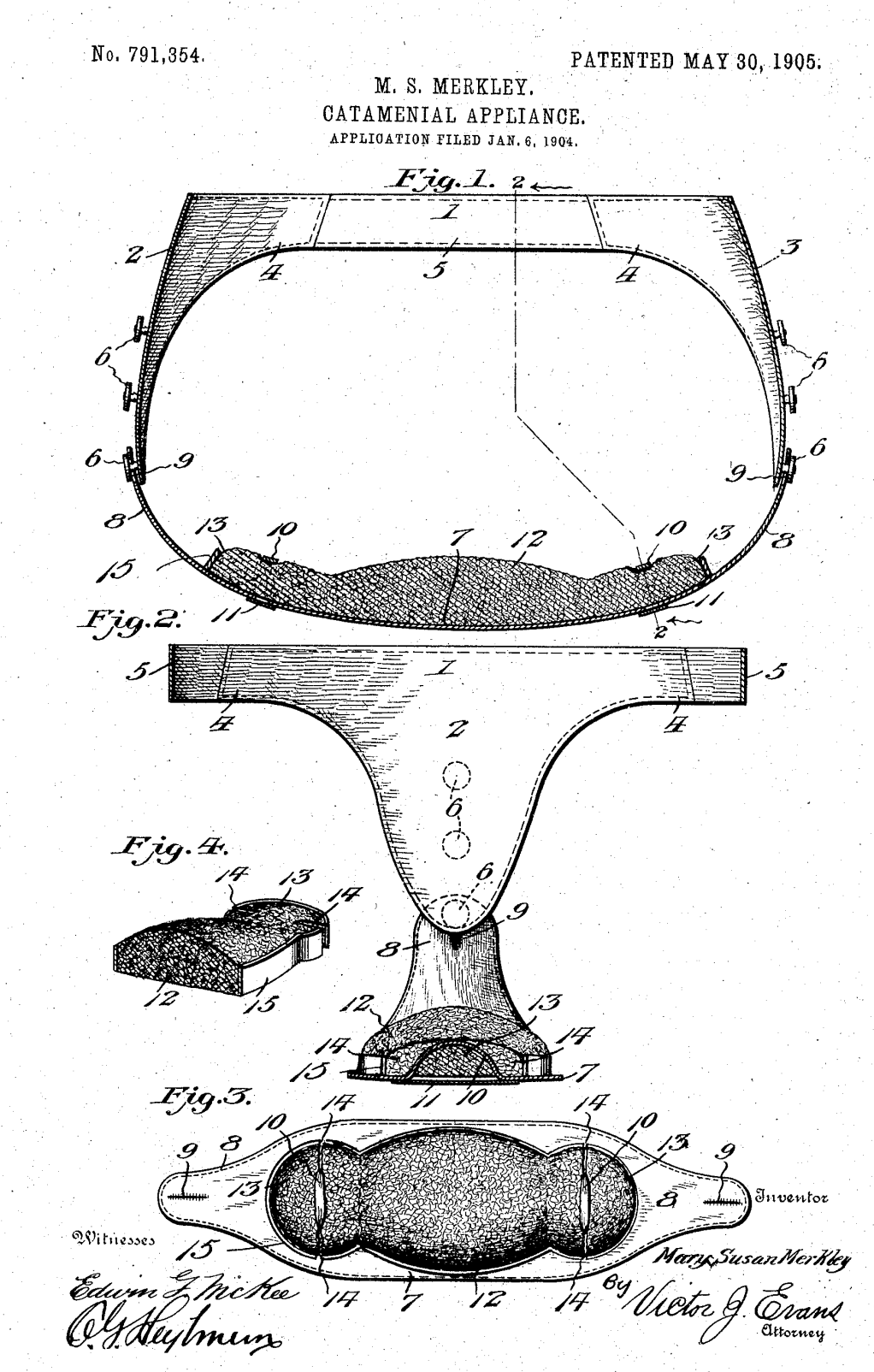 US791354 patent drawing