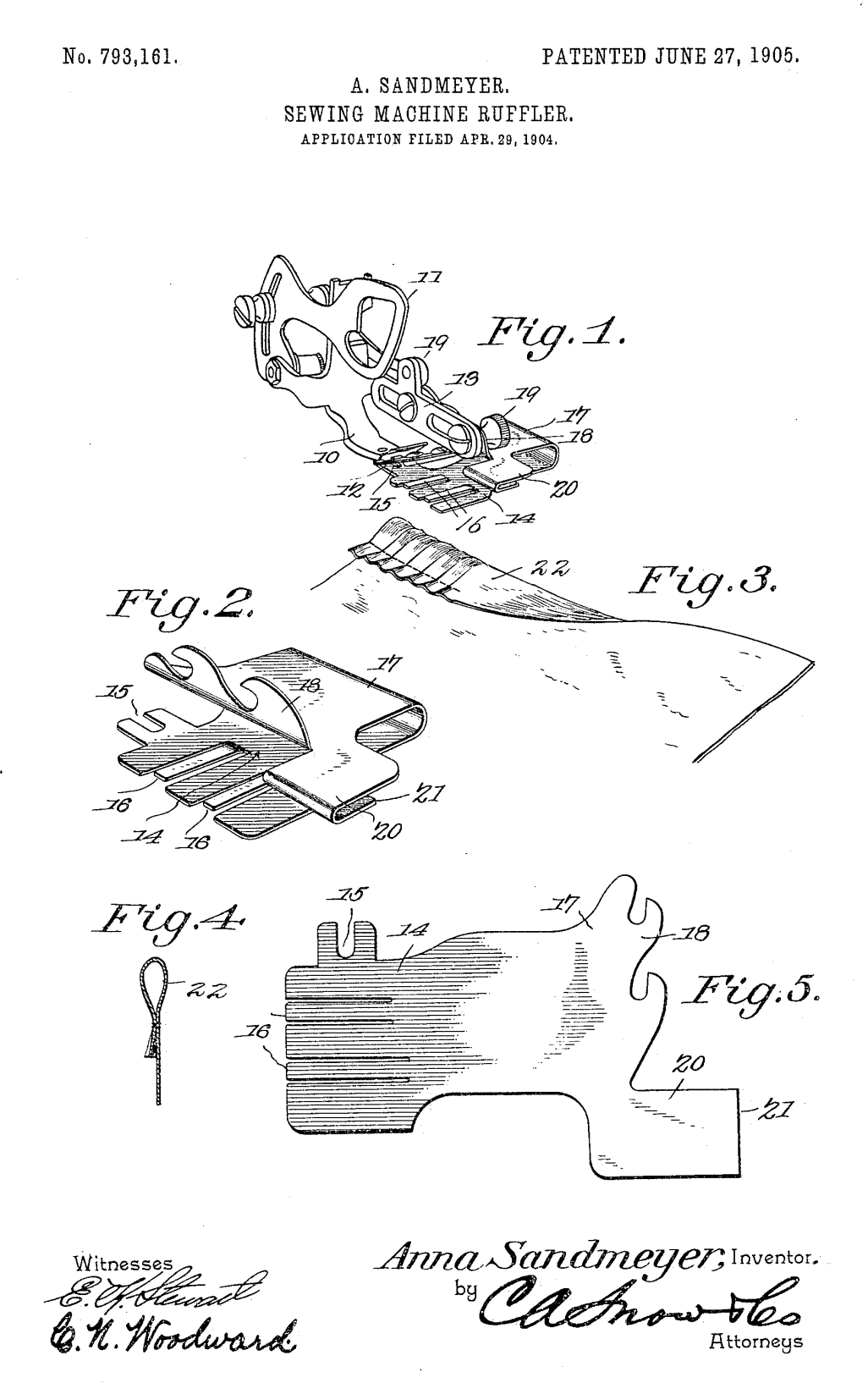 US793161 patent drawing