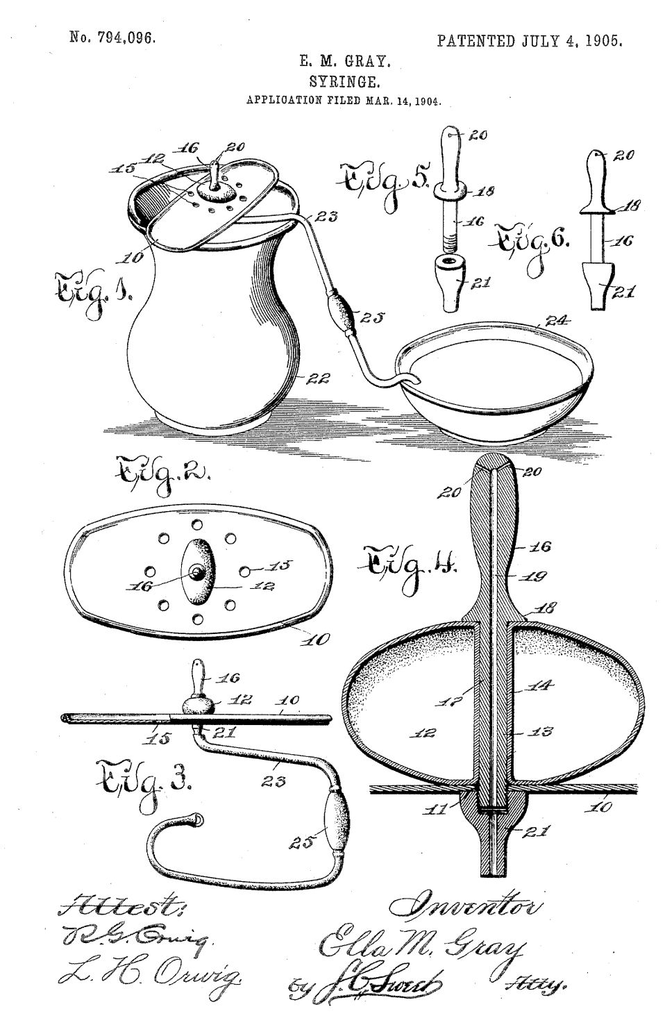 US794096 patent drawing