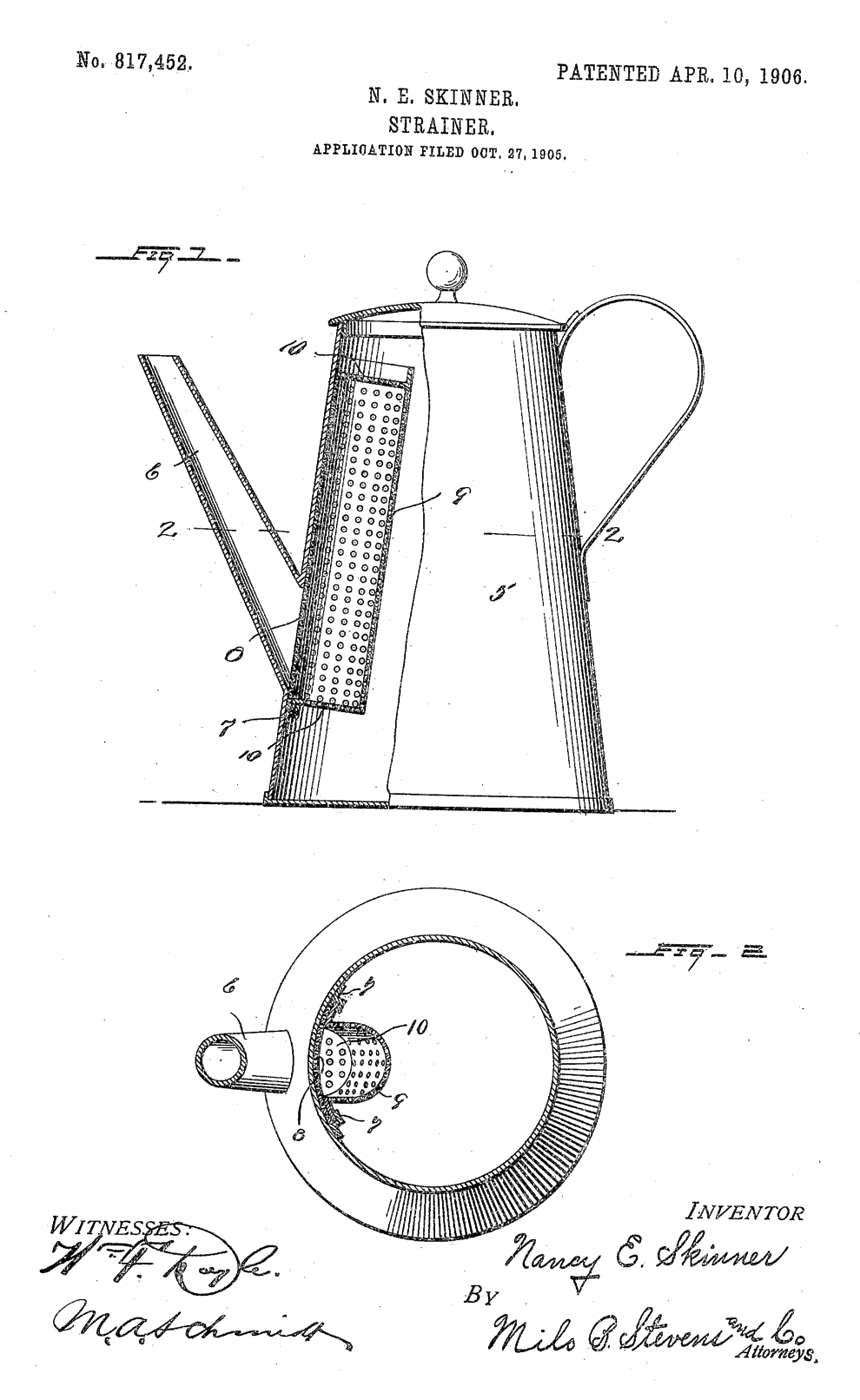 US817452 patent drawing