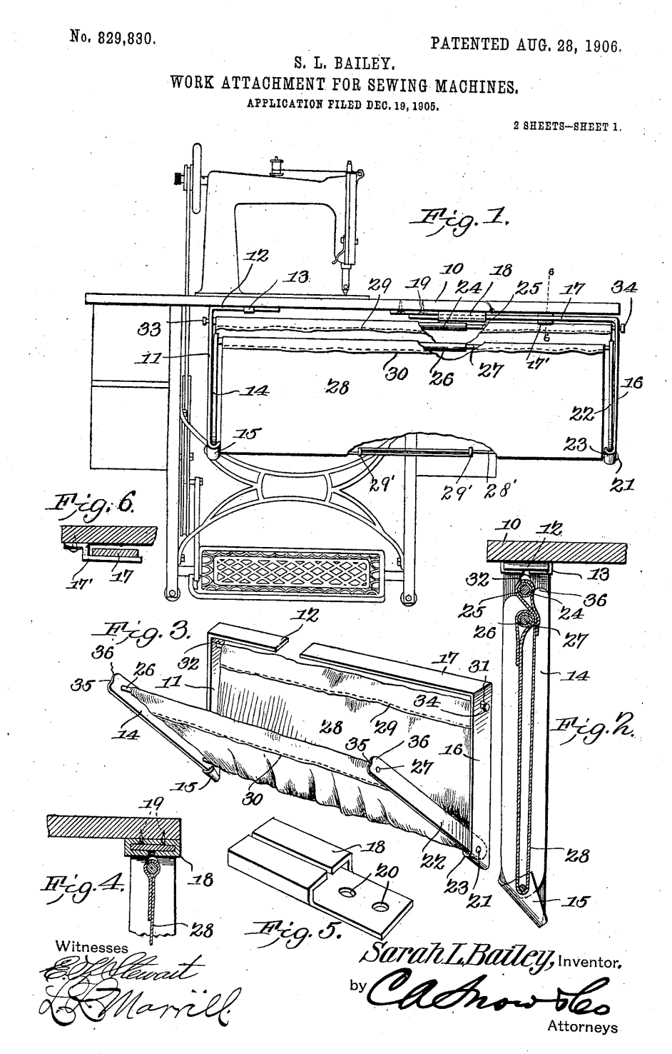 US829830 patent drawing