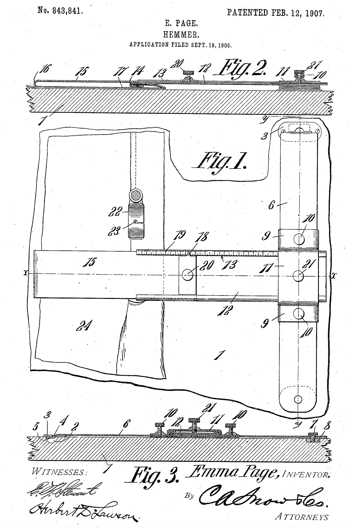 US843841 patent drawing