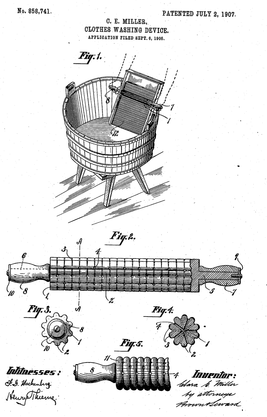 US858741 patent drawing