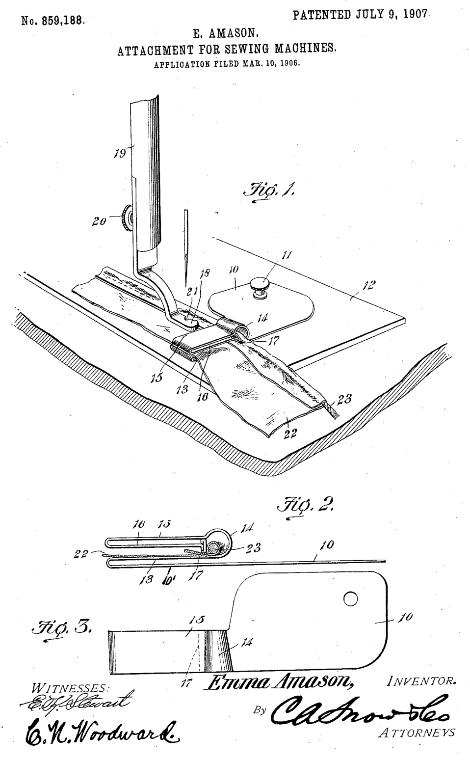 US859188 patent drawing