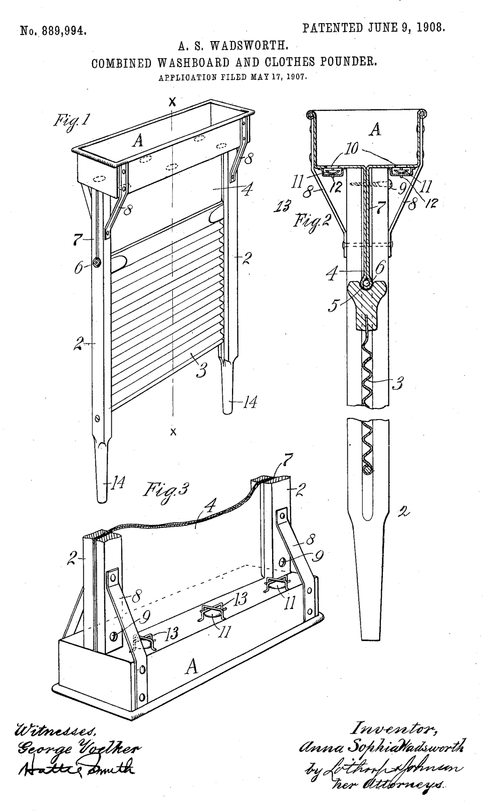 US889994 patent drawing