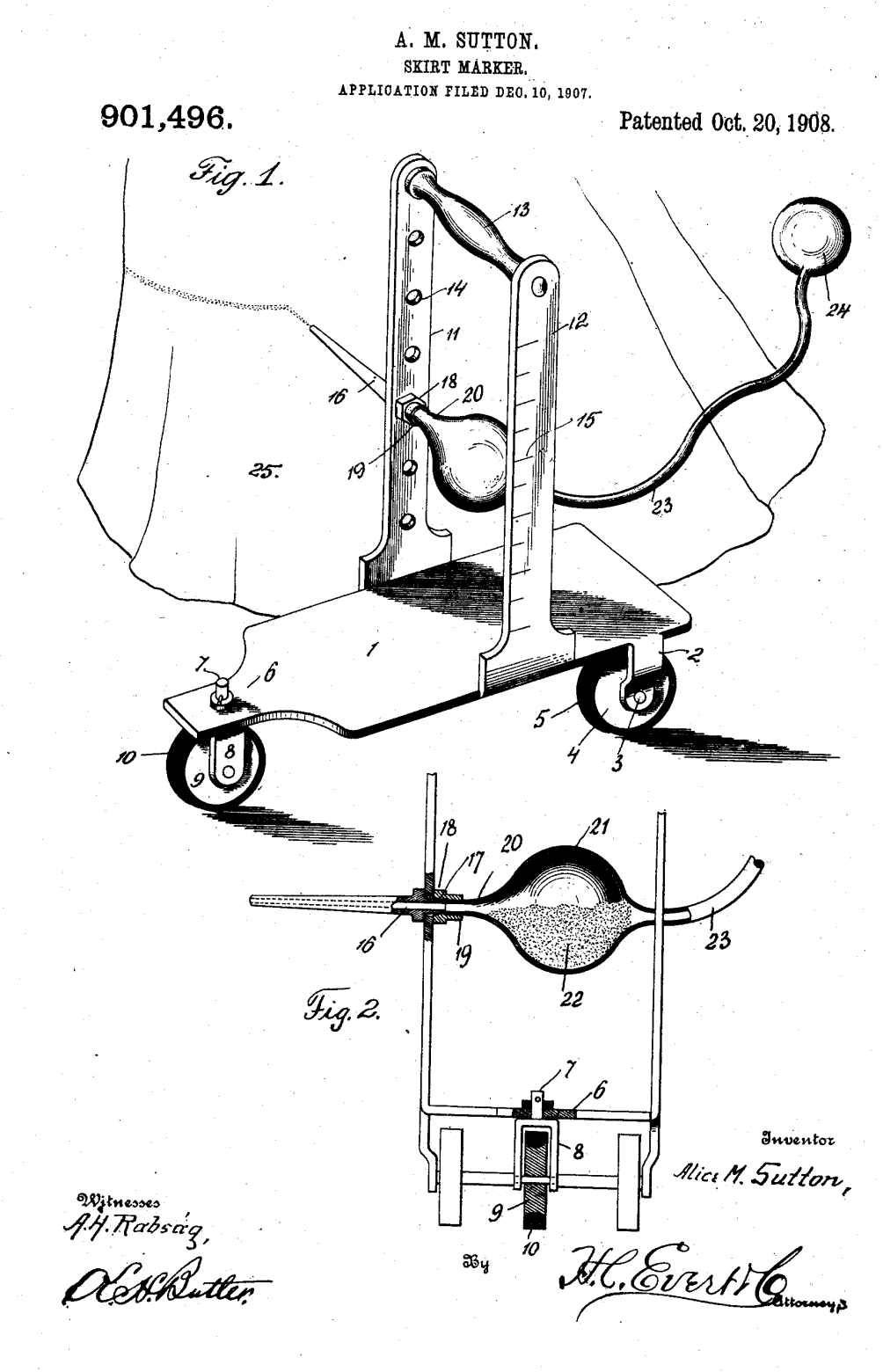 US901496 patent drawing