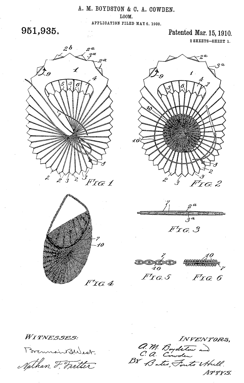 US951935 patent drawing