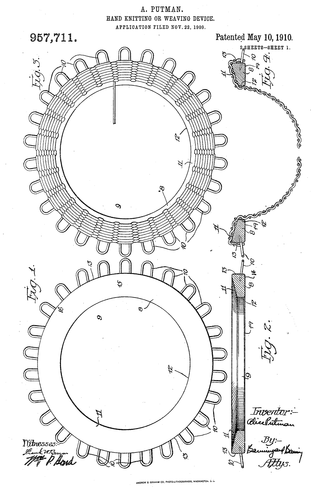US957711 patent drawing
