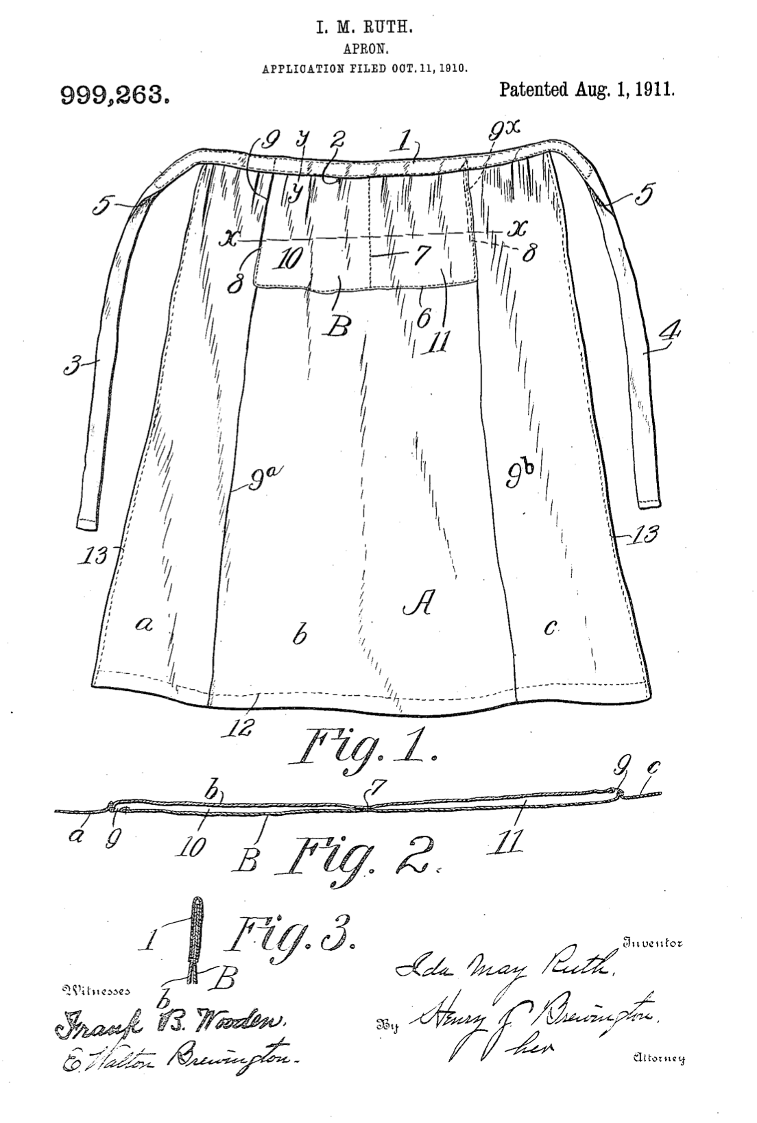 US999263 patent drawing