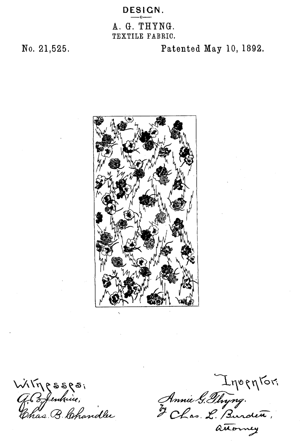 USD21525 patent drawing