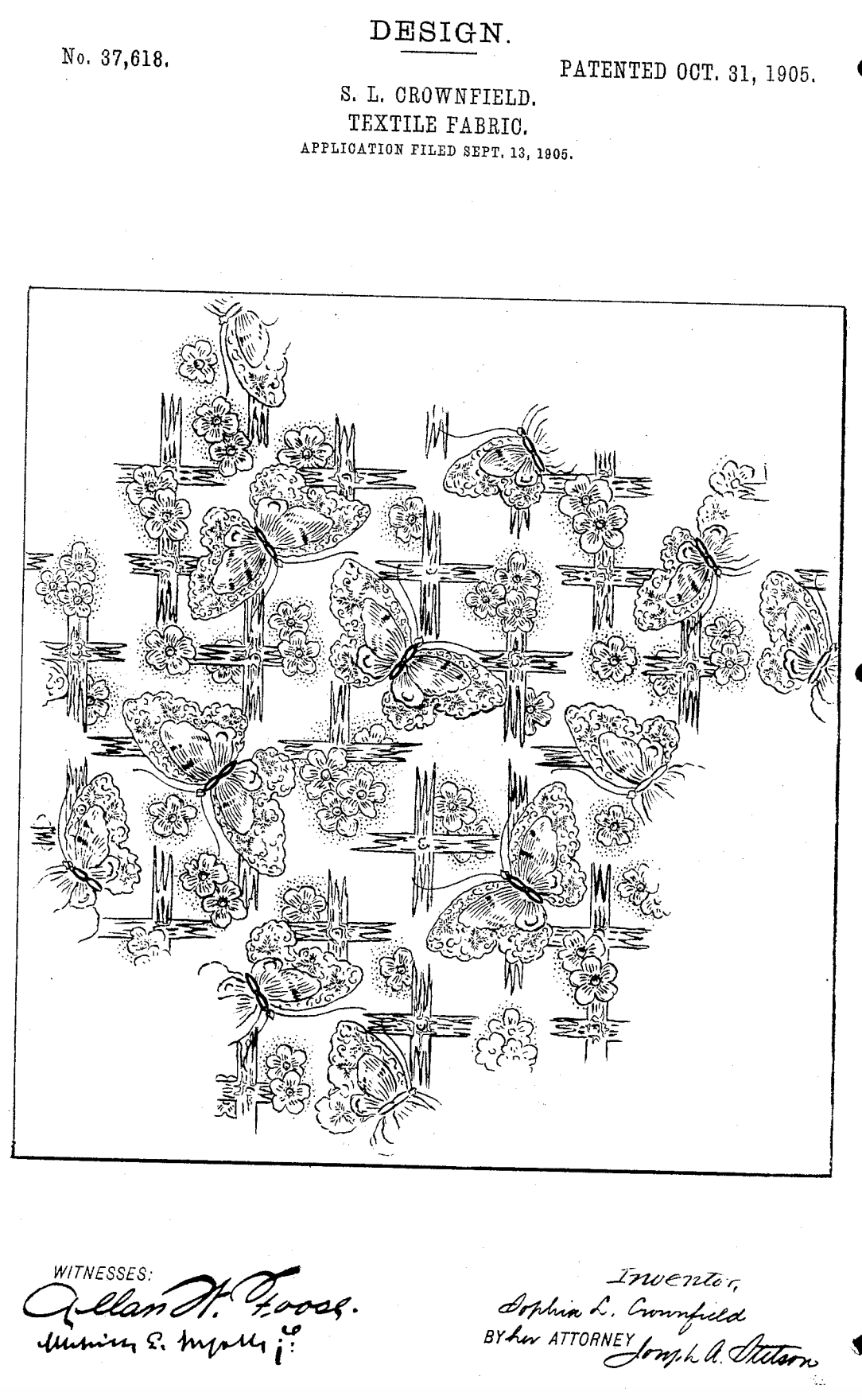 USD37618 patent drawing