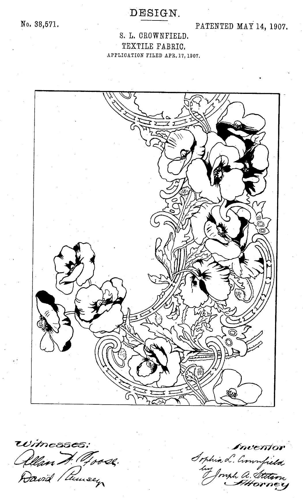 USD38571 patent drawing