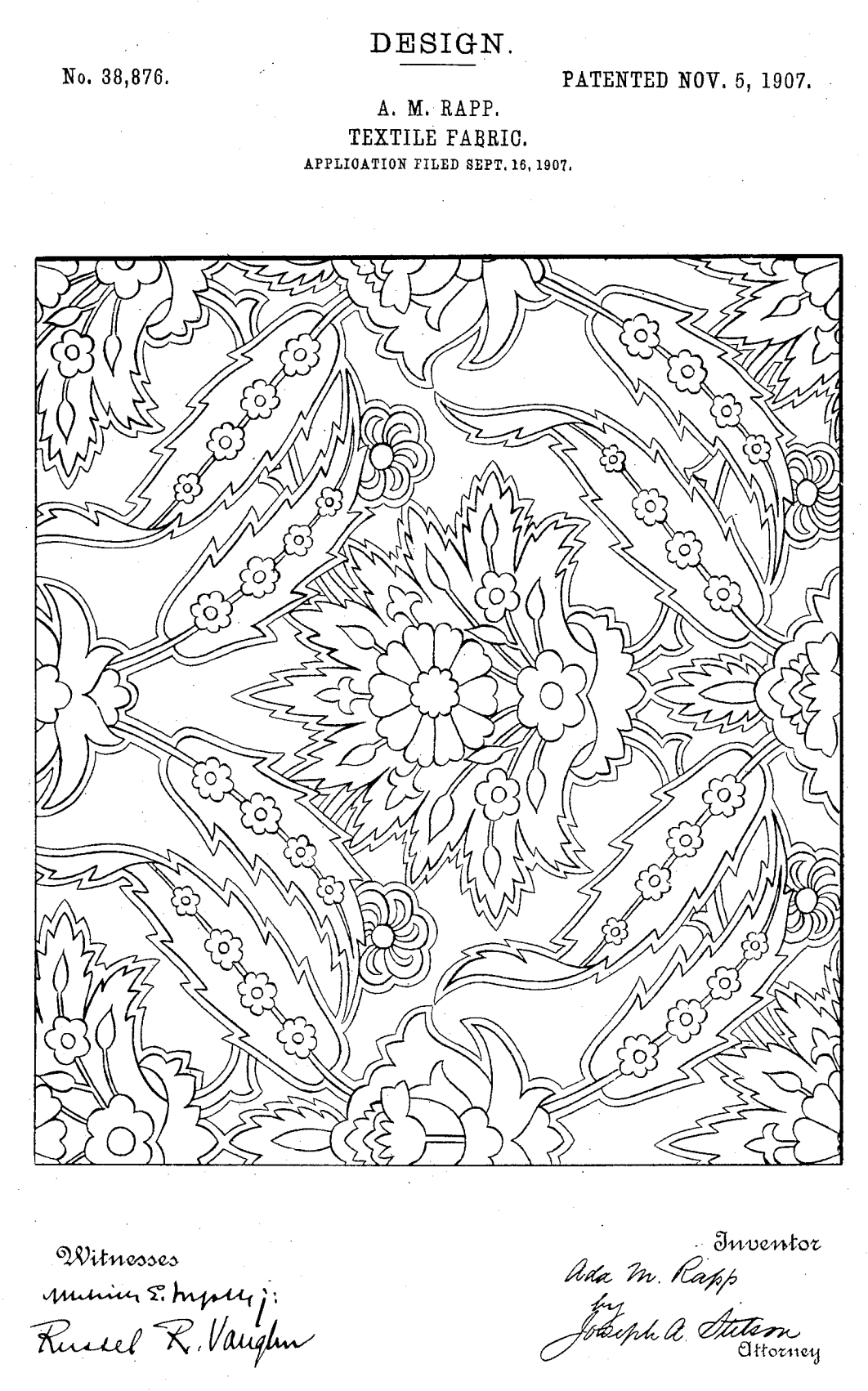 USD38876 patent drawing